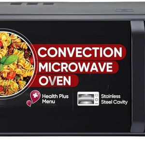 LG 28 L Convection Microwave Combination OvenOven (MC2846BV, Black, Auto Cook, Defrost, Indian Cuisine, Tandoor Se, Child Lock, Steam Cook & Stainless Steel Cavity)